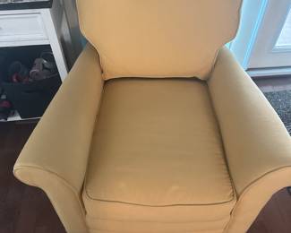 Yellow chair from Pottery barm 