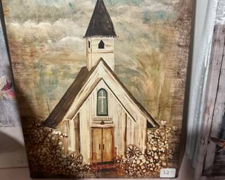 new church canvas art