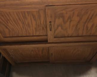 glass display cabinet back