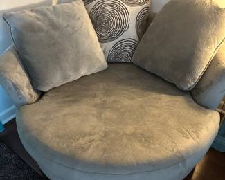 large swivel chair . 
