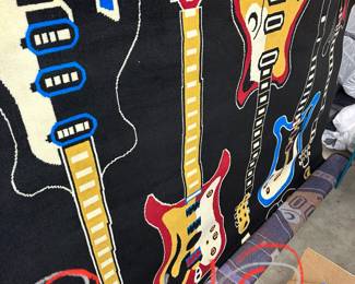 Guitar rug. 8x10 