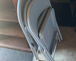 Folding chairs and tables