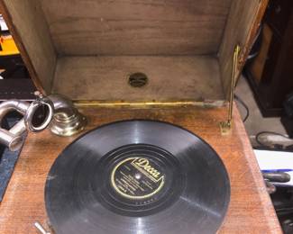 old phonograph. it works