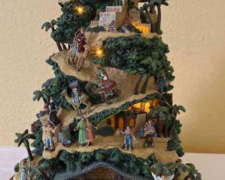 Thomas Kincaid Glory To The Newborn King Nativity Tree