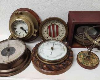 Antique Nautical Gauges