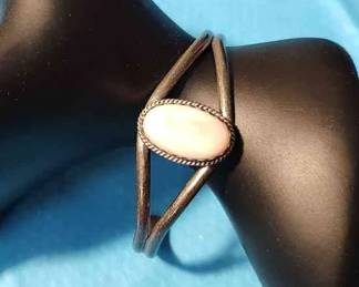 Sterling Unknown Stone Bracelet