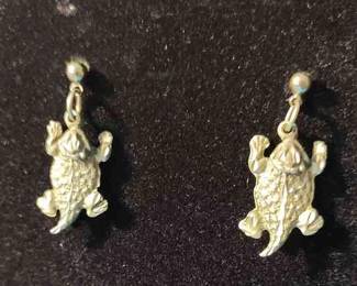 Horned Toad Earrings