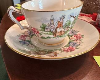 “Evangeline’s Acadian Gardens” by Staffordshire cup and saucer!!