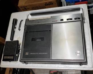Vintage GE Cassette Recorder
