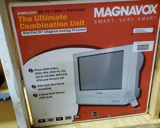 Magnavox 20" TV + DVD + VCR