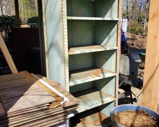 Commercial boxed shelving - 18" & 24" deep, 36" wide, 7' tall