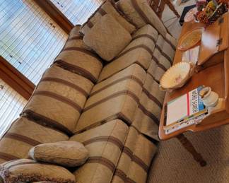 Bassett couch with 2 matching loveseats