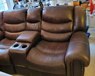 Leather Double Recliner
