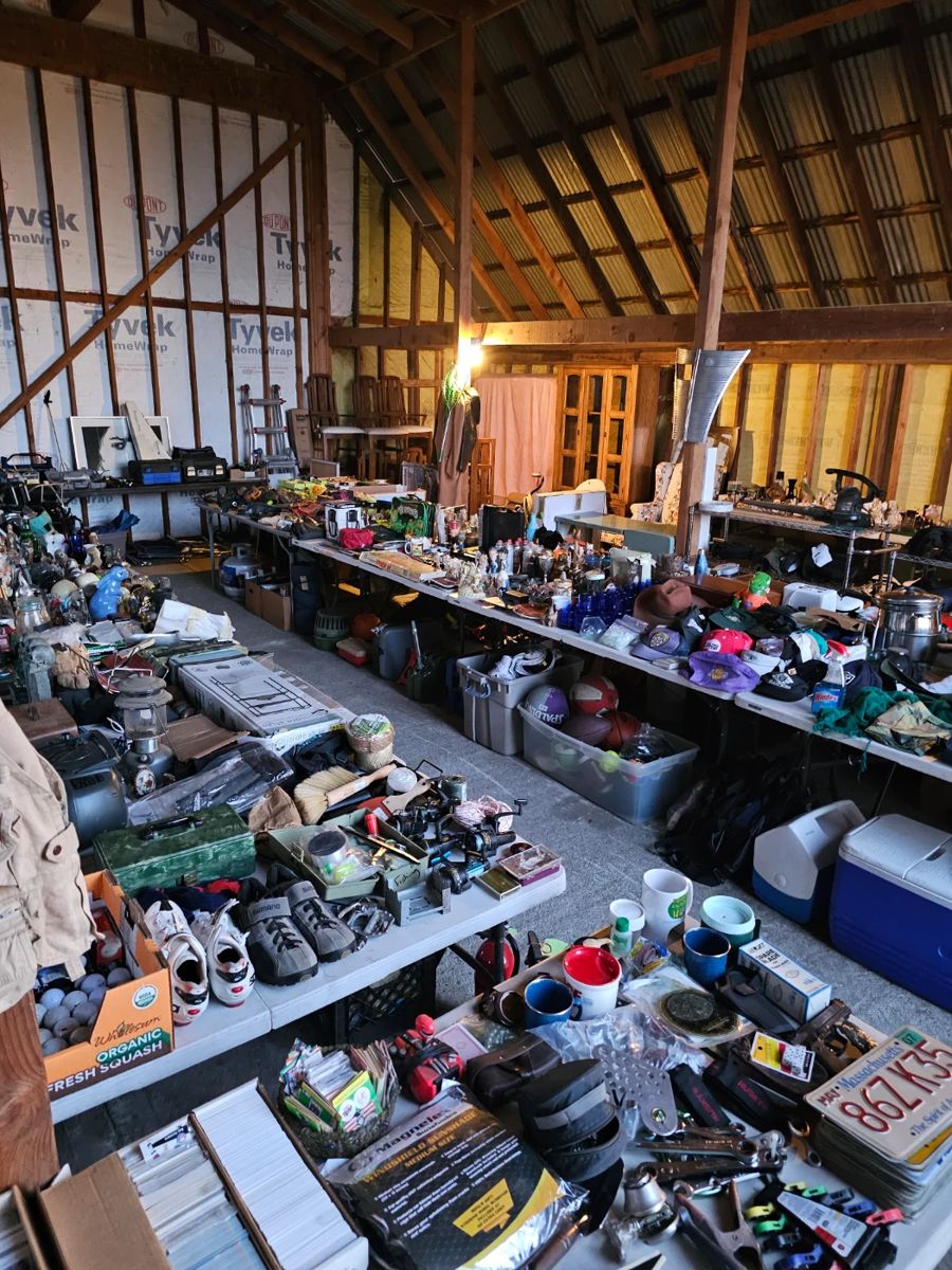 Tons of great items like tools and camping gear