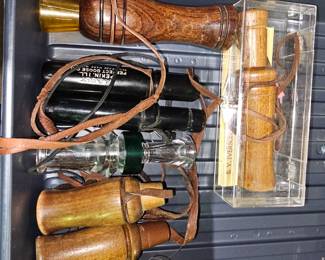 Lots of hunting gear and fishing stuff