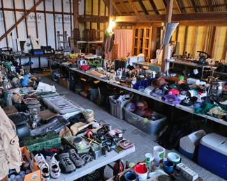 Tons of great items like tools and camping gear