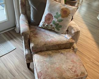 Upholstered Chair / Ottoman $ 124.00