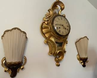 Vintage Wersterstrand /Rococo Wall Clock $ 140.00
