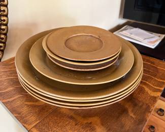 Bennington Pottery plates