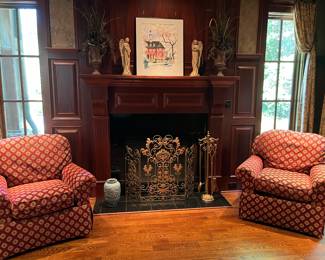 Chairs and fire screen have sold