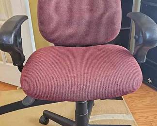 Burgundy Office Chair