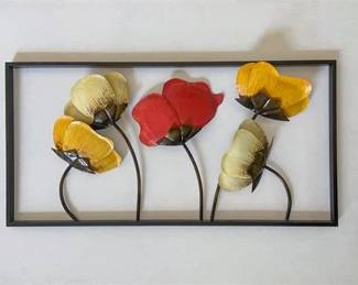 Poppy Flower Wall Decor