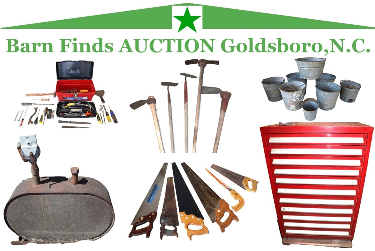 Barn Finds AUCTION Goldsboro,N.C. starts on 3/21/2024