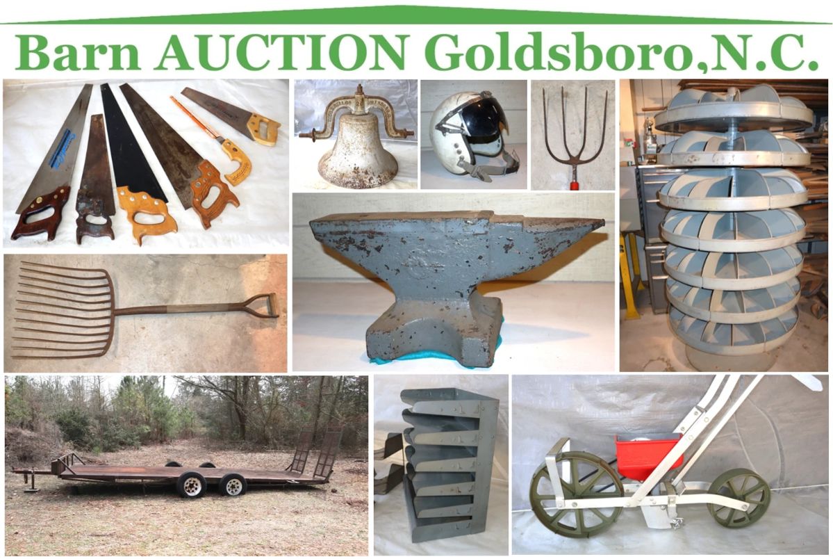 Barn Finds AUCTION Goldsboro,N.C. starts on 3/21/2024