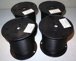 4 new spools of electrical wire 