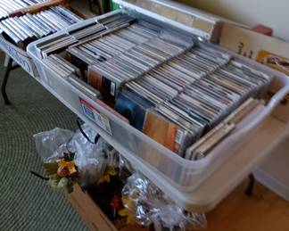 And CD's Country music and Rock n Roll