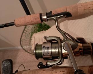 Spin casting Rod and Reel , very good condition Shimano reel