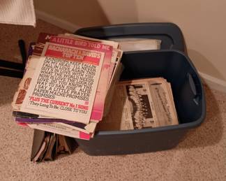 A good supply of
Sheet music