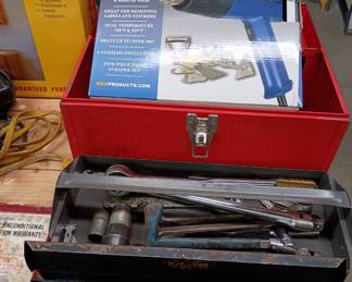 Heat gun and 
Wratchet sets