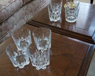 Rocks glasses, whisky glasses