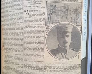 Newspaper TITANIC article from the date of the tragedy 
