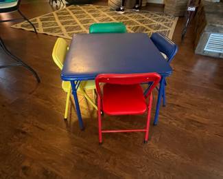 Child’s card table $25