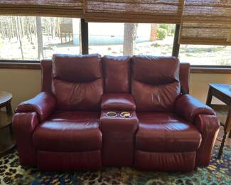 Red reclining sofa - $400
73” wide, 35” deep
Available for pressle