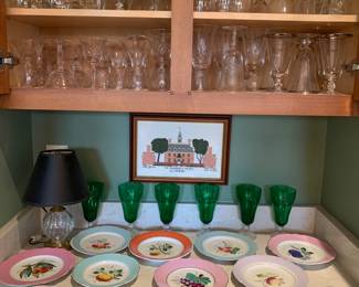 KPM Fruit Plates Hand Painted