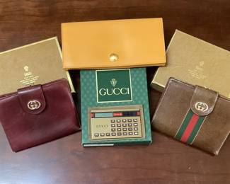 Hello Gucci....vintage leather goods