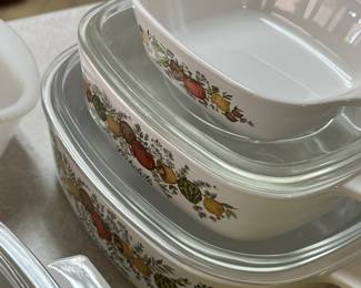 "SPICE OF LIFE" VINTAGE CORNINGWARE