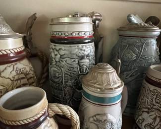 STEINS - AVON, BUDWEISER, COORS, GERMAN