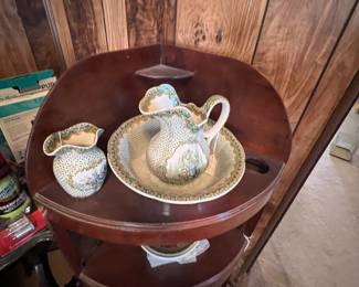 FUN CORNER WASH STAND (BOWL AND PITCHER SET SOLD SEP.)