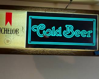 THESE ARE THE BEER SIGNS THAT ARE LEFT PRIOR TO SAT THE 13TH