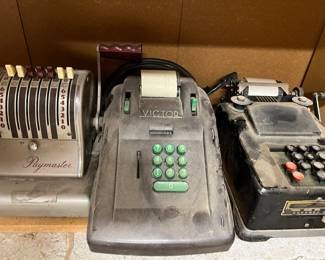VINTAGE ADDING MACHINES