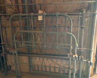 TWIN AND FULL IRON BEDS