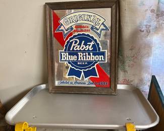 DRIVE IN TRAYS, VINTAGE BEER SIGN