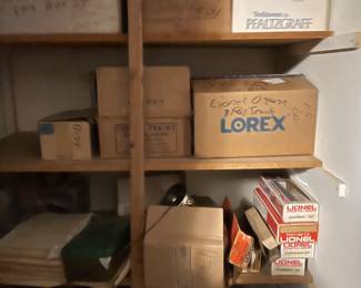 these boxes full of train tracks