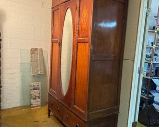 STUNNING ARMOIRE - HAS MATCHING WASH STAND