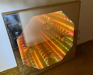 Vintage Infinity Light up Mirror