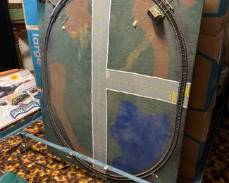 HAND MADE MOUNTED TRAIN TRACK